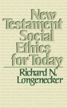 Cover art for New Testament Social Ethics for Today