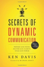 Cover art for Secrets of Dynamic Communications: Prepare with Focus, Deliver with Clarity, Speak with Power
