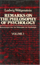 Cover art for Remarks on the Philosophy of Psychology (vol. 1) (English and German Edition)