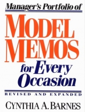 Cover art for Manager's Portfolio of Model Memos for Every Occasion