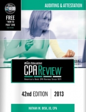 Cover art for Bisk CPA Review: Auditing & Attestation, 42nd Edition, 2013(CPA Comprehensive Exam Review- Auditing and Attestation) (Bisk Comprehensive CPA Review)