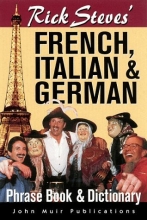 Cover art for Rick Steves' French, Italian, and German Phrase- Book and Dictionary (Rick Steves' Phrase Books)