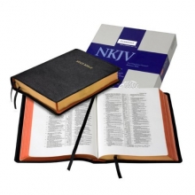 Cover art for NKJV Wide-Margin Reference Black Goatskin NK746:XRM