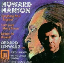 Cover art for Howard Hanson: Symphony No. 4; Suite from Merry Mount; Lament for Beowulf