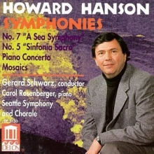 Cover art for Howard Hanson: Symphonies Nos. 5 & 7; Piano Concerto; Mosaics