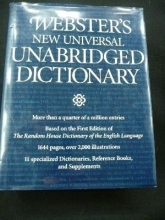Cover art for Websters New Universal Unabridged Dictionary
