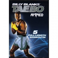 Cover art for BILLY BLANKS TAE BO AMPED - 5 Workouts DVD Set - Jump Start Cardio, Fat Burn Accelerator, Full Throttle, Core Express & Live in LA