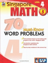 Cover art for 70 Must-Know Word Problems, Grade 5 (Singapore Math)