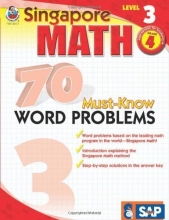 Cover art for 70 Must-Know Word Problems, Grade 4 (Singapore Math)