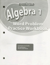 Cover art for Algebra 1, Word Problems Practice Workbook