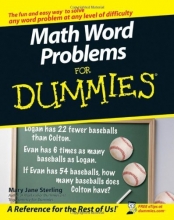 Cover art for Math Word Problems For Dummies