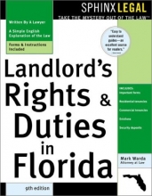 Cover art for "Landlord's Rights and Duties in Florida, 9E" (Legal Survival Guides)