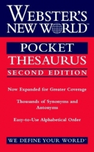 Cover art for Webster's New World Pocket Thesaurus, Second Edition
