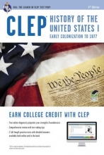 Cover art for CLEP History of the United States I w/Online Practice Exams, 6th Ed. (CLEP Test Preparation)