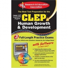 Cover art for CLEP Human Growth & Development w/ CD (REA) - The Best Test Prep for the CLEP (Test Preps)