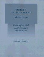 Cover art for Student's Solutions Manual Developmental Mathematics (6th Edition) Bittinger and Beecher