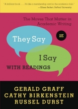 Cover art for "They Say / I Say": The Moves That Matter in Academic Writing with Readings (Second Edition)