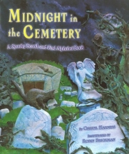 Cover art for MIDNIGHT IN THE CEMETERY: A SPOOKY SEARCH-AND-FIND ALPHABET BOOK