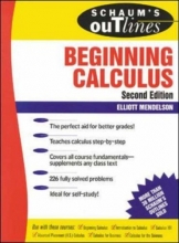 Cover art for Schaum's Outline of Beginning Calculus