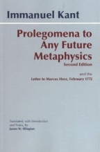 Cover art for Prolegomena to Any Future Metaphysics: and the Letter to Marcus Herz, February 1772