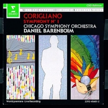 Cover art for John Corigliano: Symphony No. 1 (Daniel Barenboim Chicago Symphony Orchestra)