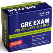 Cover art for Kaplan GRE Vocabulary Exam in a Box