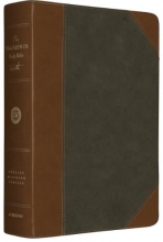 Cover art for ESV MacArthur Study Bible (TruTone, Forest/Tan, Portfolio Design)