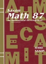 Cover art for Saxon Math 8/7: Student Edition 2002