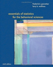Cover art for Essentials of Statistics for the Behavioral Sciences