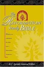 Cover art for The Reformation Study Bible: The Word That Changes Lives - The Faith That Changed the World (NKJV Black, Genuine Leather)