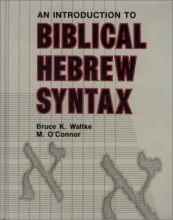Cover art for An Introduction to Biblical Hebrew Syntax