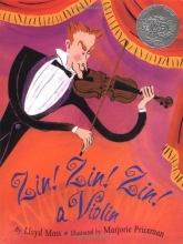 Cover art for Zin! Zin! Zin! A Violin (Caldecott Honor Book)