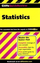 Cover art for CliffsQuickReview Statistics