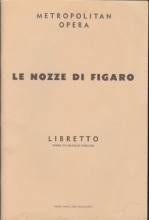 Cover art for Le Nozze Di Figaro (The Marriage of Figaro) Opera in Four Acts Music by W.A. Mozart