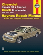 Cover art for Chevrolet Impala SS and Caprice, Buick Roadmaster 1991-1996 (Haynes Manuals)