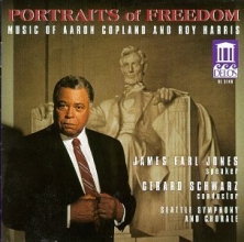 Cover art for Portraits Of Freedom: Music of Aaron Copland and Roy Harris