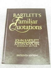 Cover art for Bartlett's Familiar Quotations