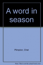 Cover art for A word in season