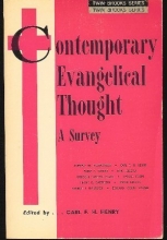 Cover art for Contemporary Evangelical Thought: A Survey (Twin Brooks)