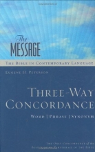 Cover art for The Message Three-Way Concordance: Word / Phrase / Synonym (Pathway Collection)