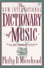 Cover art for Dictionary of Music, The New International (Meridian)