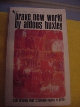 Cover art for Brave New World Aldous Huxley a Bantam Classic Hc206 Paperback 1962