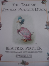 Cover art for Tale of Jemima Puddle-Duck Hb