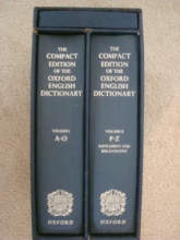 Cover art for The Compact Edition of the Oxford English Dictionary (2 Volume Set)