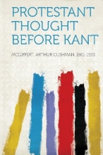 Cover art for Protestant Thought Before Kant