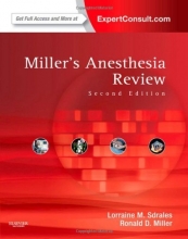 Cover art for Miller's Anesthesia Review: Expert Consult - Online and Print, 2e