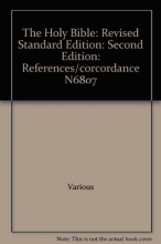 Cover art for The Holy Bible: Revised Standard Edition: Second Edition: References/corcordance N6807