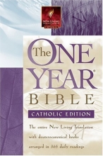 Cover art for The One Year Bible NLT, Catholic Edition