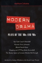 Cover art for Modern Drama: Plays of the '80s and '90s: Top Girls; Hysteria; Blasted; Shopping & F***ing; The Beauty Queen? (Play Anthologies)