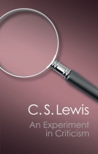 Cover art for An Experiment in Criticism (Canto Classics)